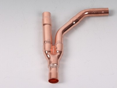 上海多聯(lián)機(jī)項目用分歧管45°彎頭