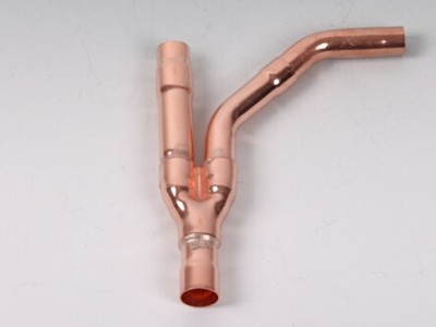 上海多聯機項目用分歧管45°彎頭