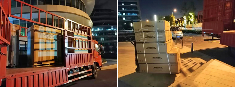 虹橋世界中心新風排風安裝工程現場收貨圖