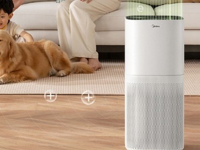 美的寵物消毒空氣凈化器 正負離子UV殺菌凈化除甲醛除過敏原寵物異味