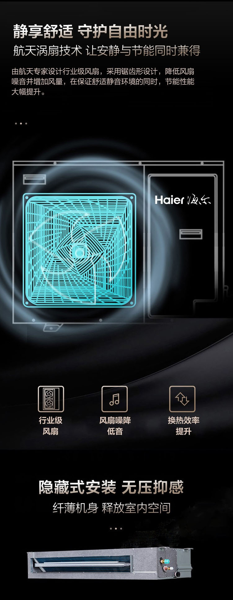 海爾中央空調(diào)家用大3匹5